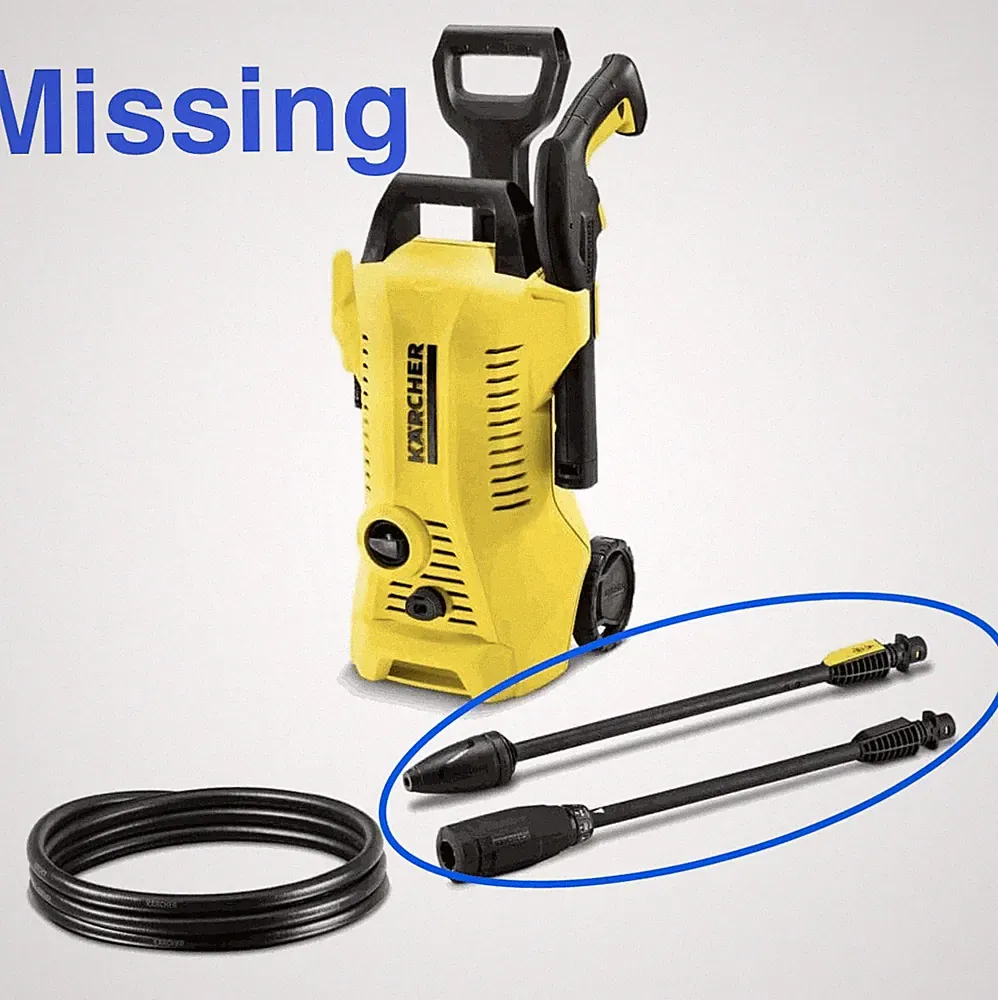 Karcher 2000 PSI 1.45 GPM K 2 Power Control Electric Pressure Washer w/ Wands