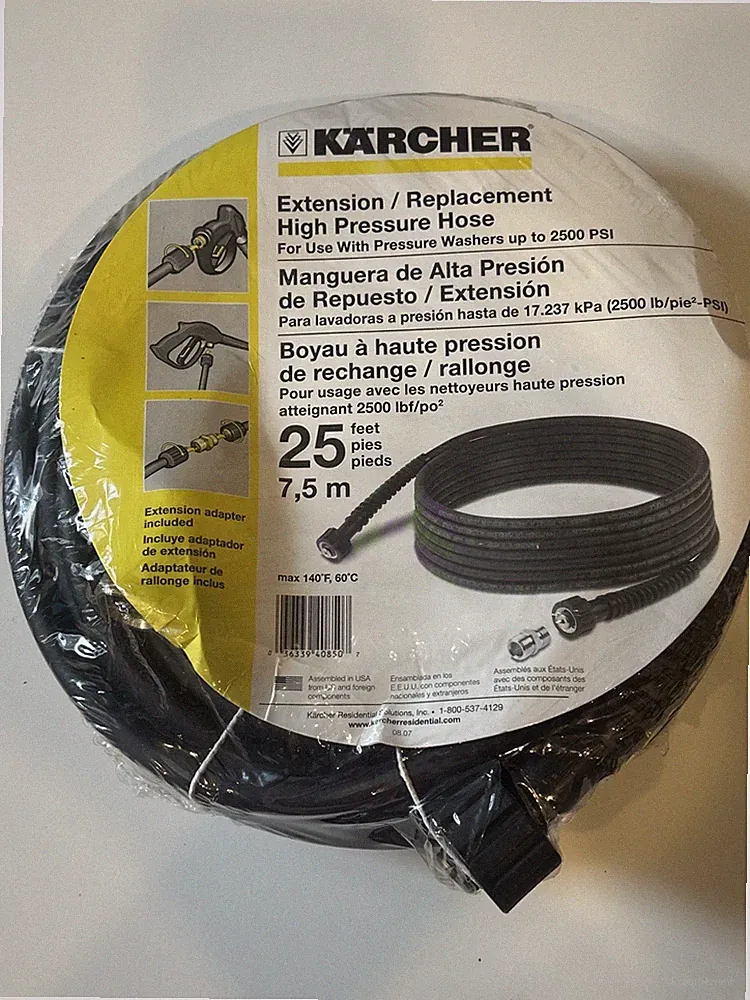 Karcher 25' Extension Replacement Hose Pressure Washer 2500 PSI New
