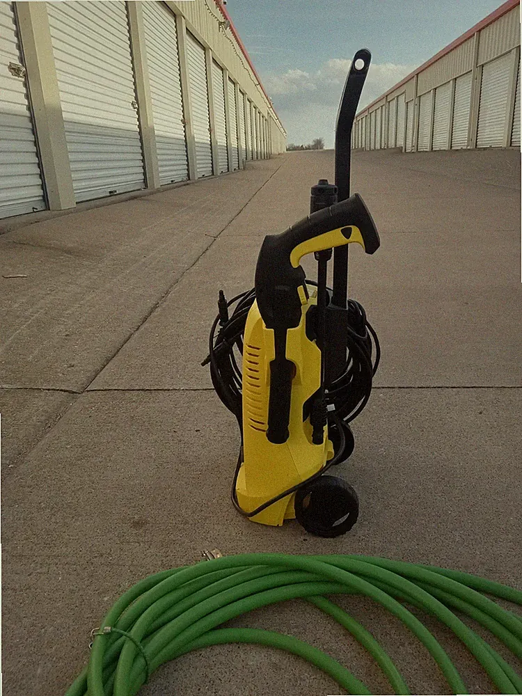 Karcher Electric Pressure Washer Wheel-Mounted with Hose