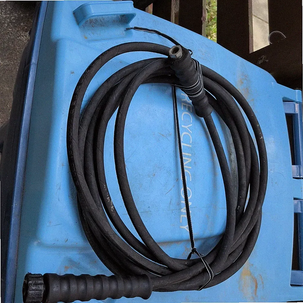 Karcher ICS DN 8 - 25” Heavy Pressure Washer Hose 4000 PSI 3/4 Nut At Handle