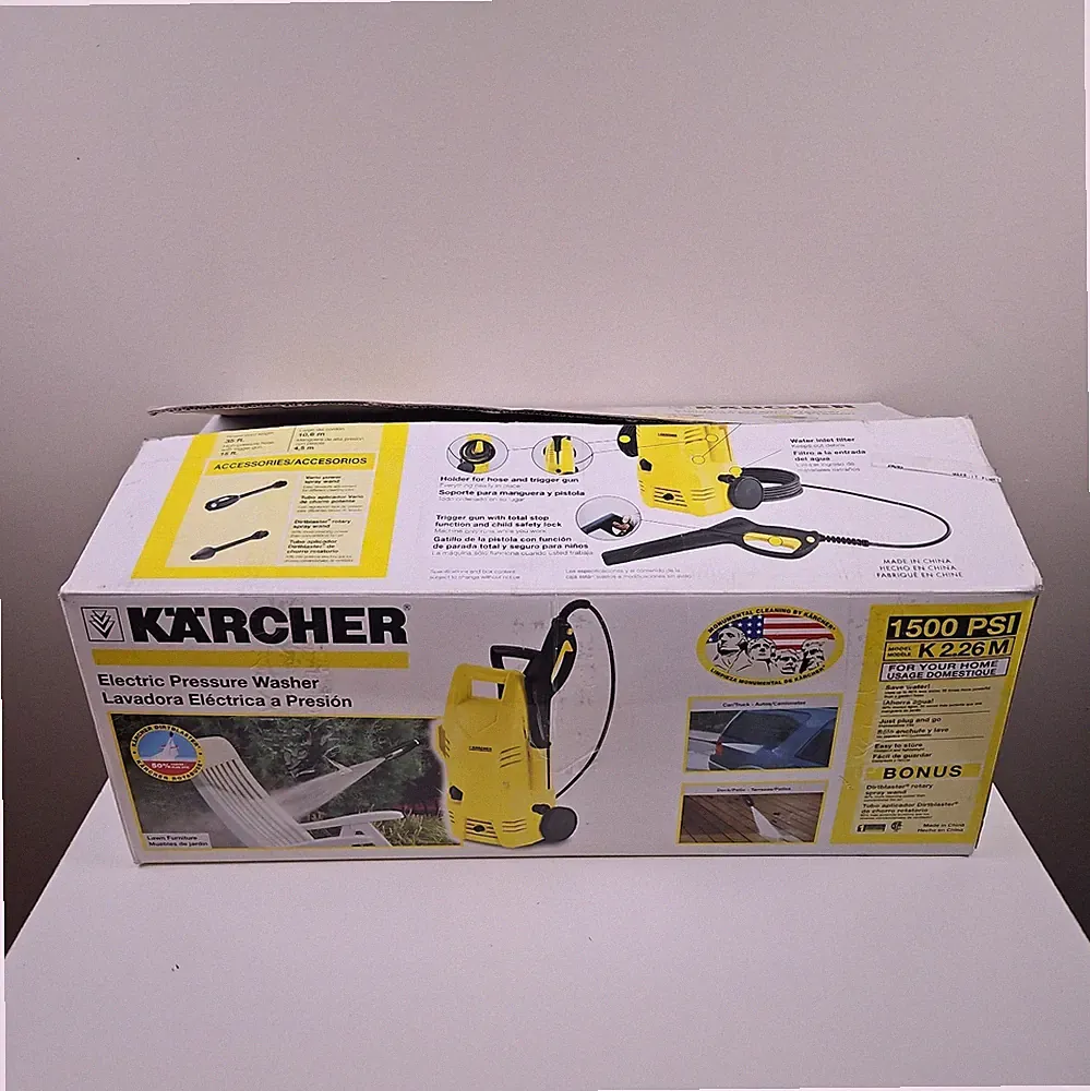 Karcher K 2.26 1500Psi Pressure Washer with Hose and 2 Attachments