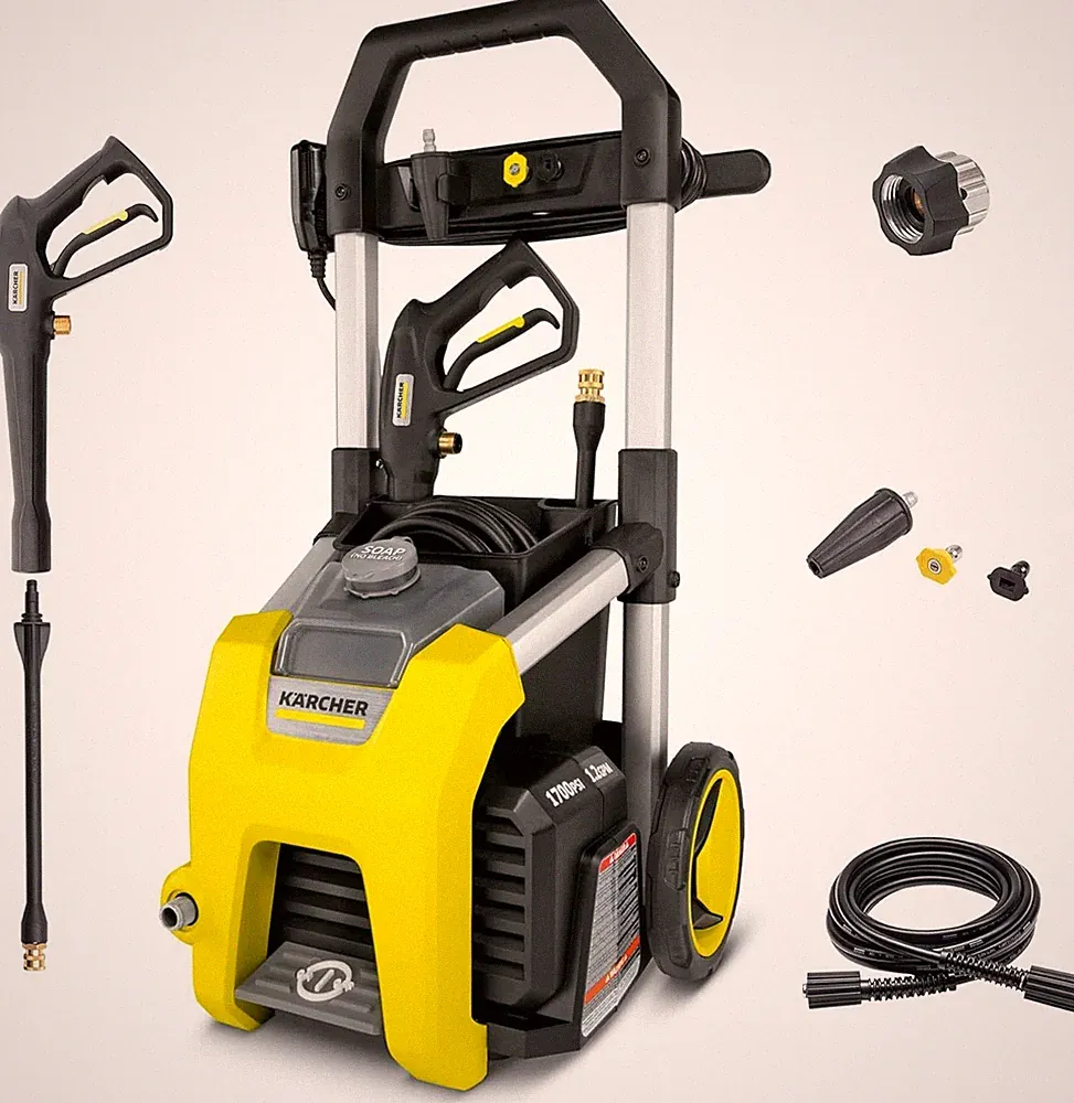 Karcher K1700 Electric Pressure Washer 2125 Psi 1.2 Gpm Compact And Portable