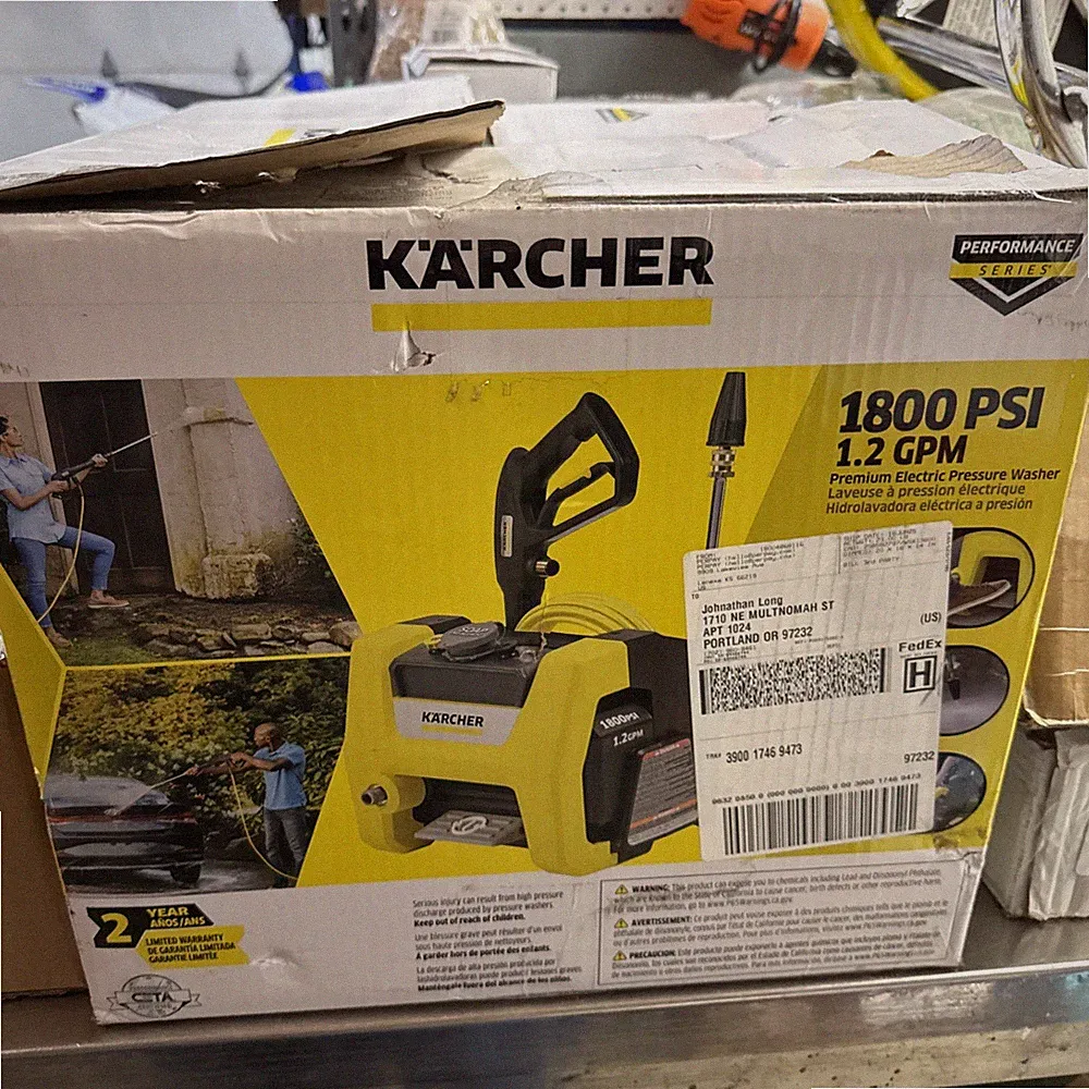 Karcher K1800PS Cube Electric Pressure Washer 1800 PSI 1.2 GPM Portable NEW