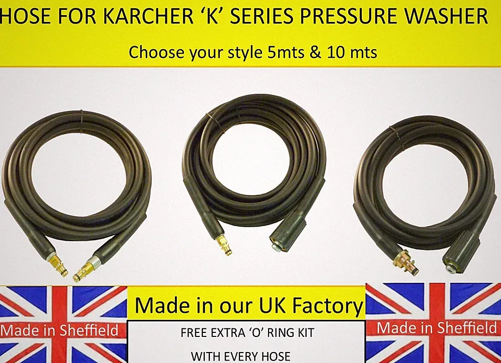 Karcher K2 Pressure Washer Hose Choose your style 160 Bar