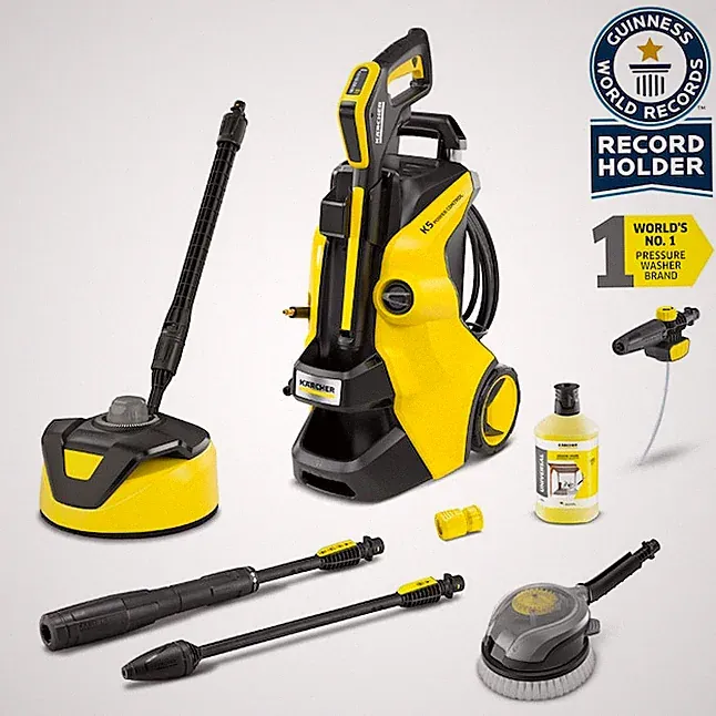 Karcher K5 Electric Pressure Washer 2500 PSI Cold Water Surface Cleaner 3 Tips
