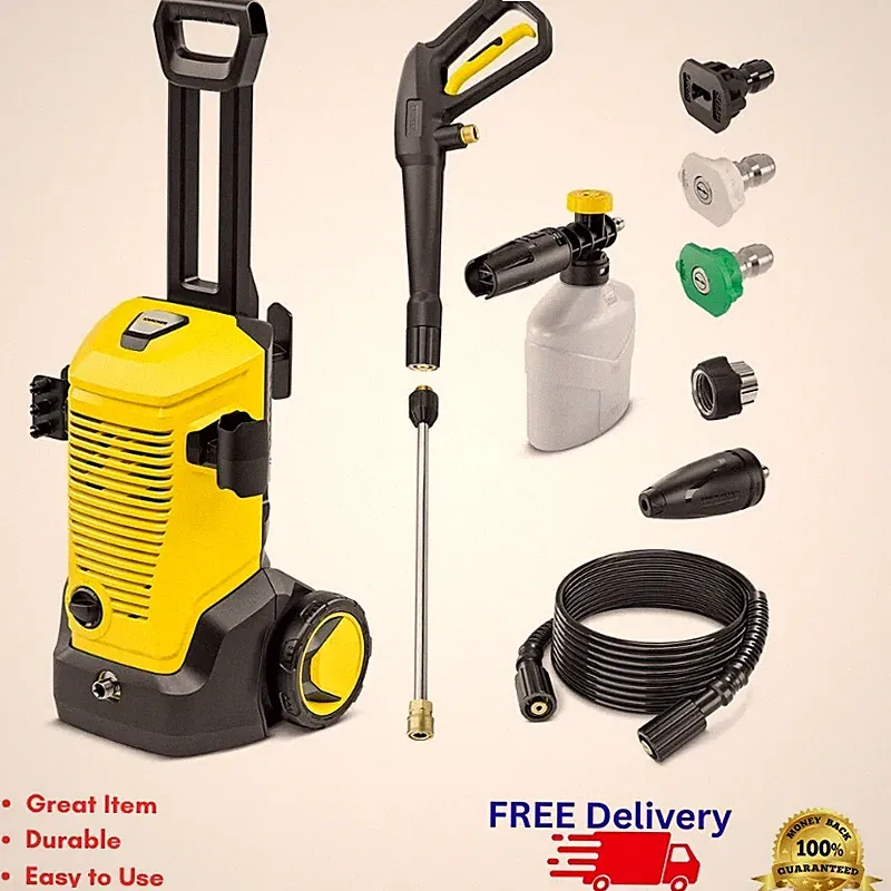 Karcher K5 FC 2000 PSI Electric Power Pressure Washer 1.2 GPM Turbo Nozzle New