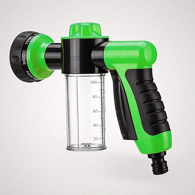 KAUEGOW Car Wash Foam Gun, High-Pressure Soap Sprayer with 8 Green