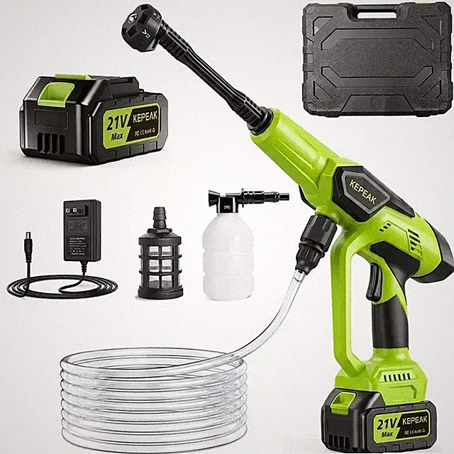 Kepeak 1450 PSI Cordless Portable Pressure Washer with Soap Dispenser New $62.99