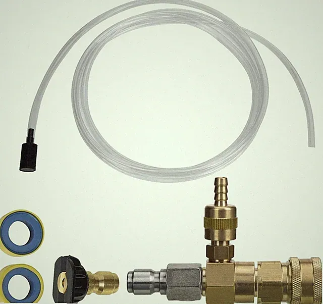 Kit De Inyector Químico Ajustable Para Lavadora a Presion Inyector Jabon Rapido