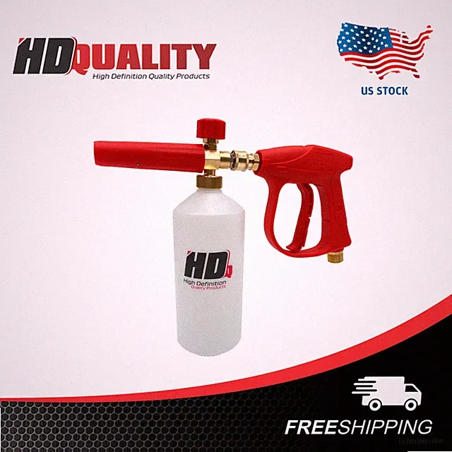 KIT Snow Foam Gun Car Wash Cannon Washer + HIGH PRESSURE WASHER GUN 4000 PSI