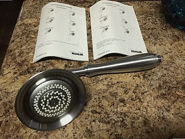 Kohler Forte 1.75 GPM Multifunction Hand Shower Brushed Chrome Part # 10298-G