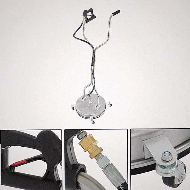 LABLT 18" Dual Handle Quick Connect Pressure Washer Surface Cleaner 6000PSI