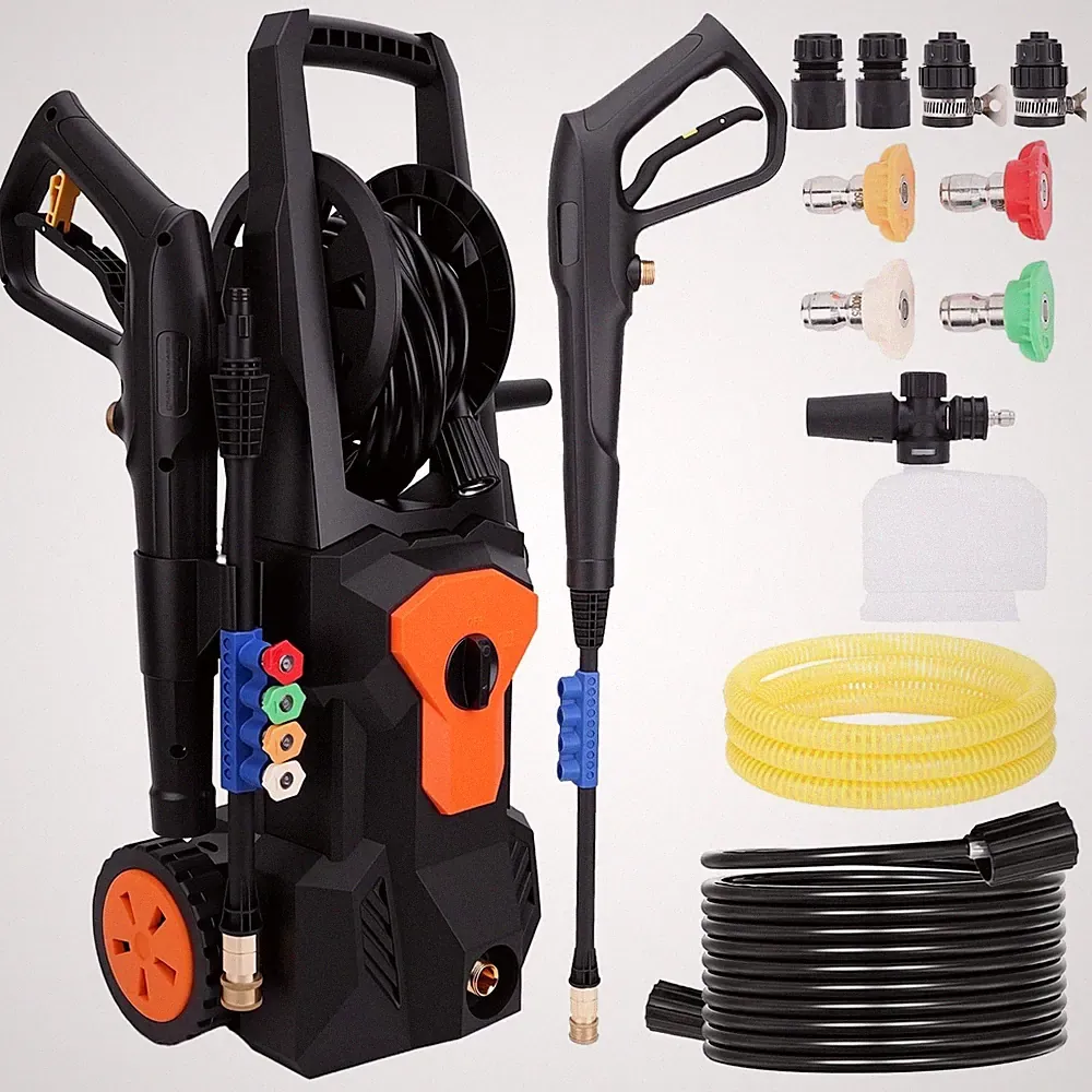 Ldyso Electric Pressure Washer, 4500PSI Max 3.2 GPM 33FT Hose w/ Hose Reel