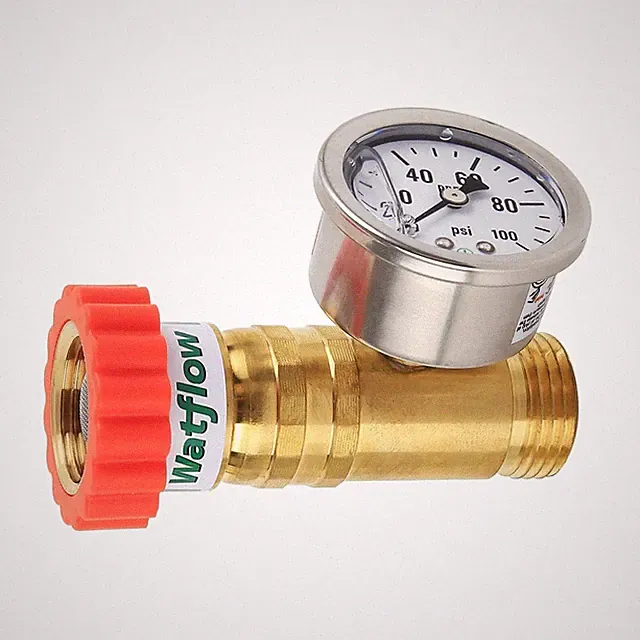 Lead-Free Brass, Water Pressure Regulator, Garden Hose Pressure Regulator, Pr...