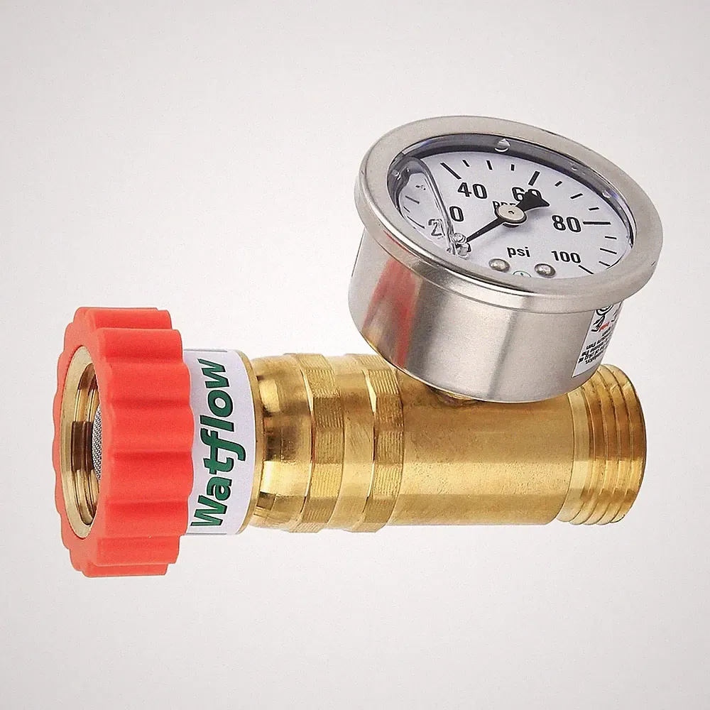 Lead-Free Brass, Water Pressure Regulator, Garden Hose Pressure Regulator, Pr...