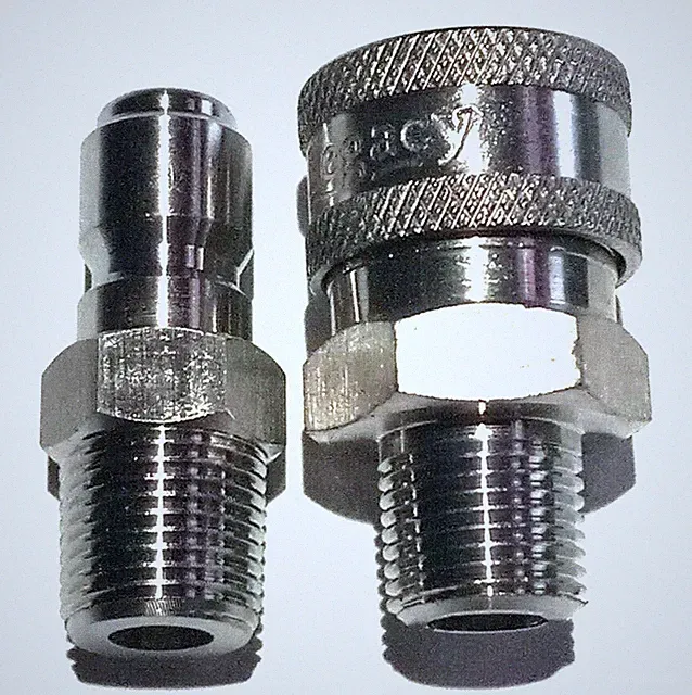 Legacy 3/8" NPT Hose Quick Coupler SS Socket W Plug 8.707-135.0 Pressure Washer