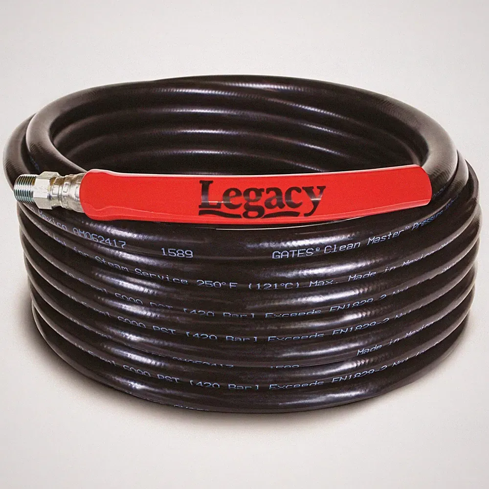Legacy Pressure Washer Hose, 100 ft. x 1/2", 5000 PSI 2-Wire, SWxSO