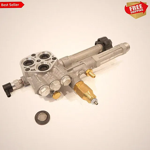 Lightweight Aluminum Pressure Washer Pump Head - Easy Installation Guaranteed