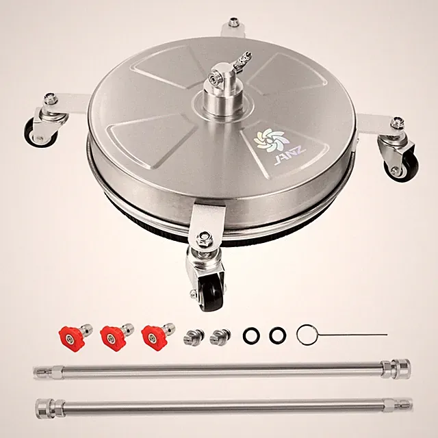 Limpiador De Superficies De Acero Inoxidable Con 4 Ruedas De Lujo Pro