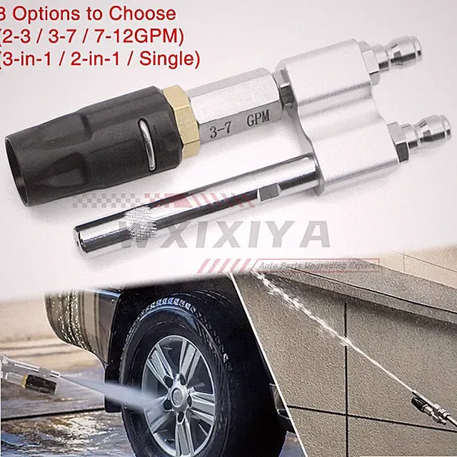 Long Range Chemical Nozzle Pressure Washer 2-12GPM Twist Tip 1/4" Quick 4050PSI
