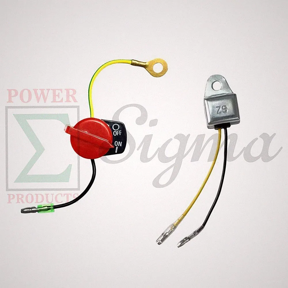 Low Oil Alert Sensor & Engine Stop Switch For Gas Engine Powered Pressure Washer