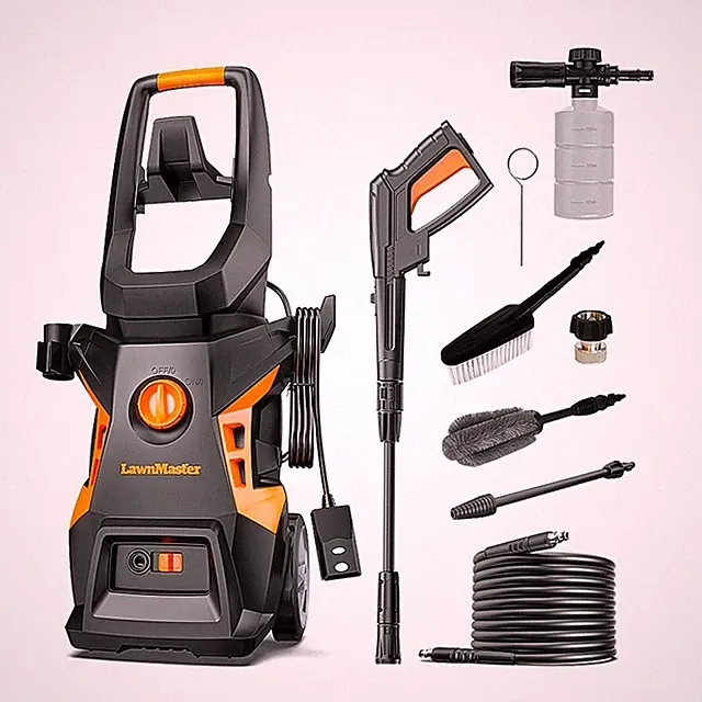 LT506-2000A Electric Pressure Washer 13 Amp 1.4 GPM 2300 Max PSI with Foam Bo...