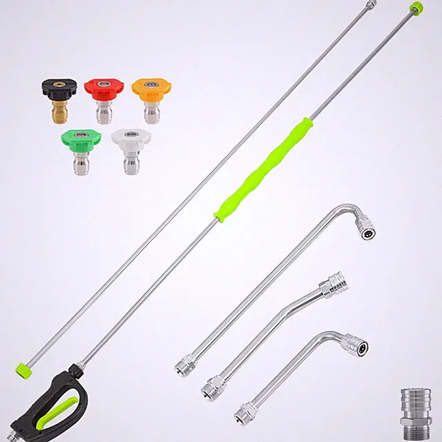 M MINGLE 120'' Pressure Washer Extension Wand with Handle Gun, 4000 PSI