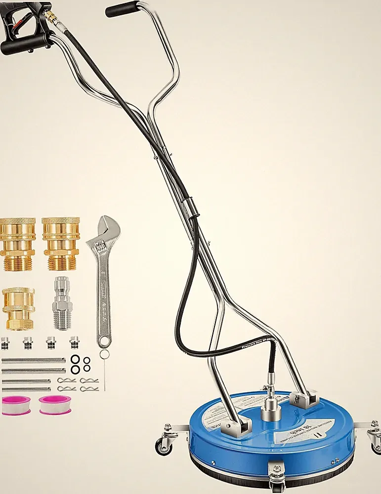 M MINGLE 18” Pressure Washer Surface Cleaner, 4500 PSI Surface Cleaner Power...