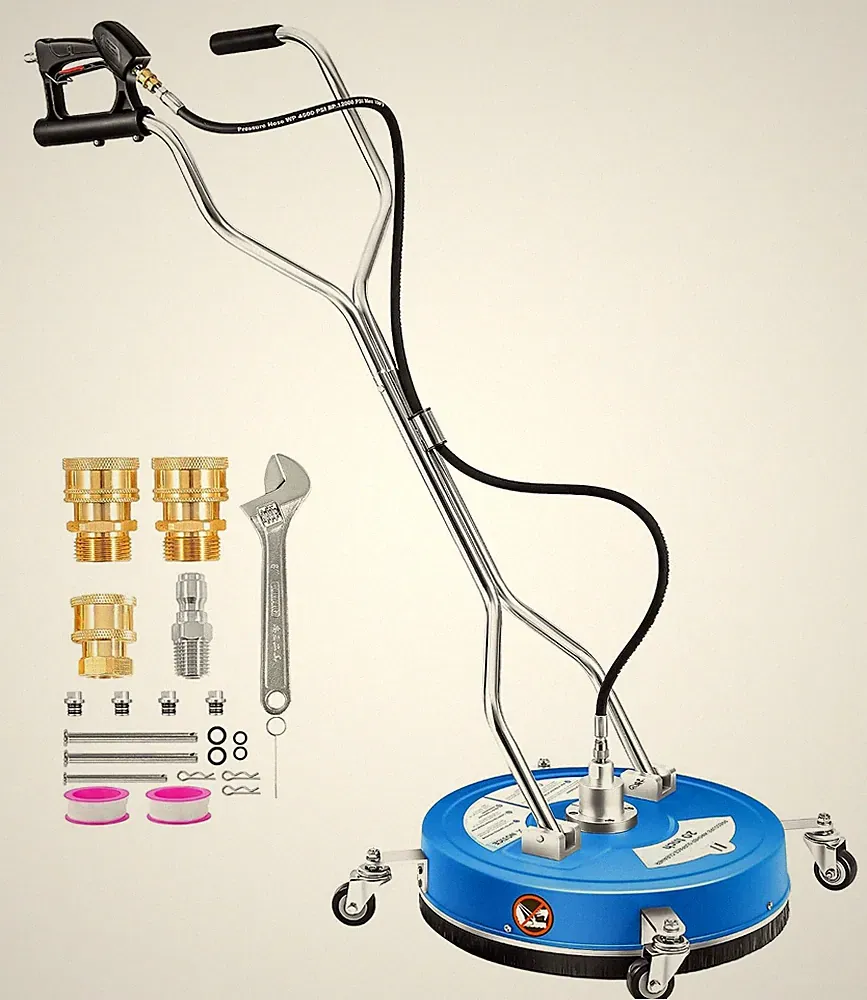 M MINGLE 20 Inch Pressure Washer Surface Cleaner 4500 PSI Driveways