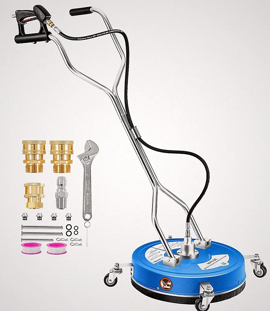 M MINGLE 20 Inch Pressure Washer Surface Cleaner 4500 PSI Driveways