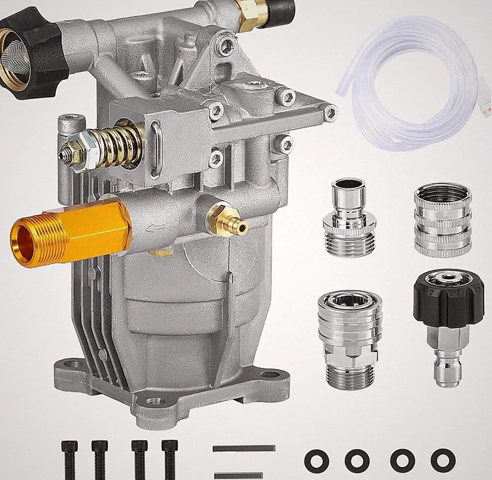 M MINGLE 3/4" Shaft Horizontal Pressure Washer Pump - 3000 PSI Power Washer...