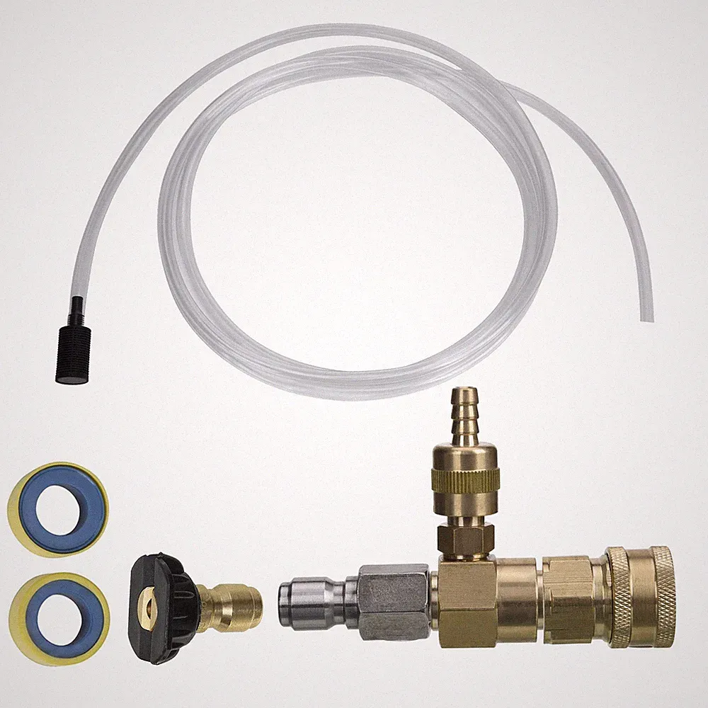 M Mingle Adjustable Chemical Injector Kit For Pressure Washer, Soap In