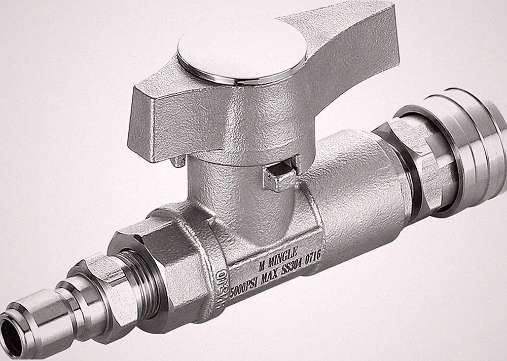 M MINGLE Ball Valve Pressure Washer, 3/8" Quick Connect for Power...