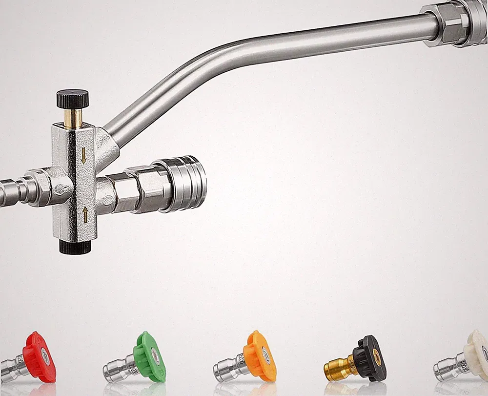 M MINGLE Dual Lance Pressure Washer Wand for Foam Cannon, Dual-Connector Power W