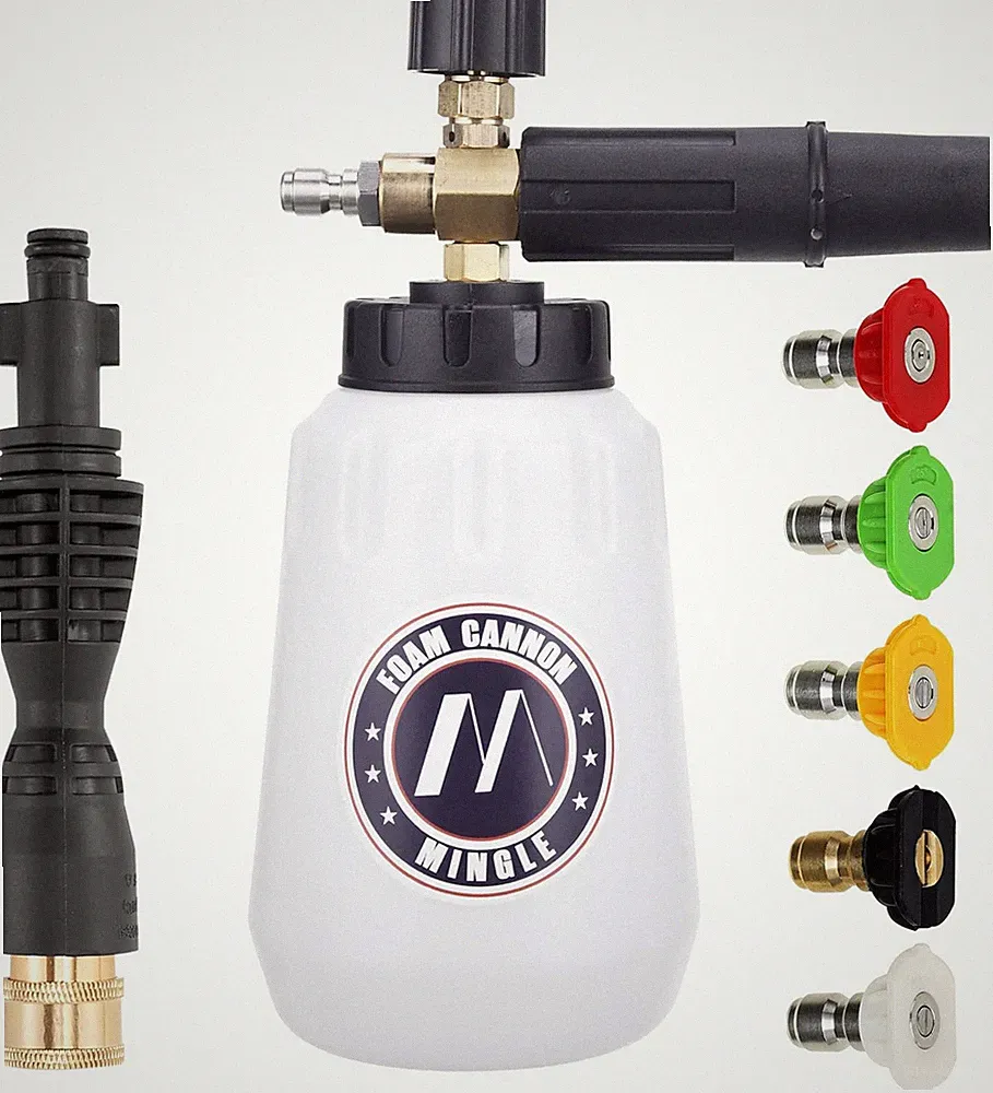 M MINGLE Foam Cannon, Compatible with Portland Husky and Ryobi Power Washer | 1L