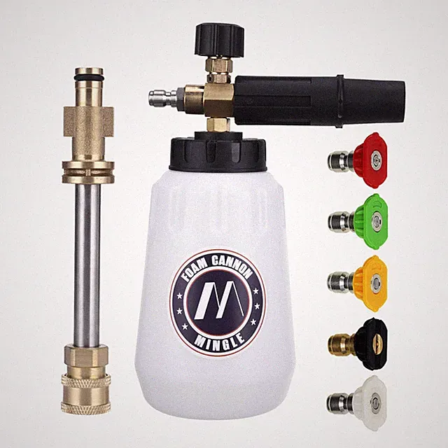 M MINGLE Foam Cannon, Compatible with Sun Joe SPX Series Pressure Washer, wit...