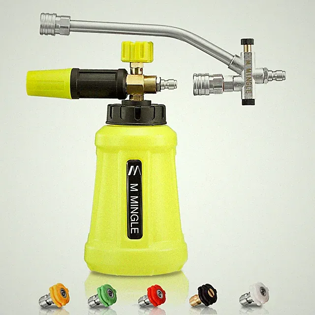 M MINGLE Foam Cannon for Pressure Dual Cannon, Yellow