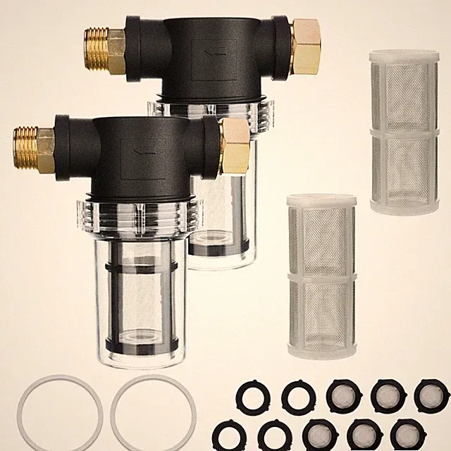 M MINGLE Garden Hose Filter for Pressure Washer Inlet, 2 Pcs