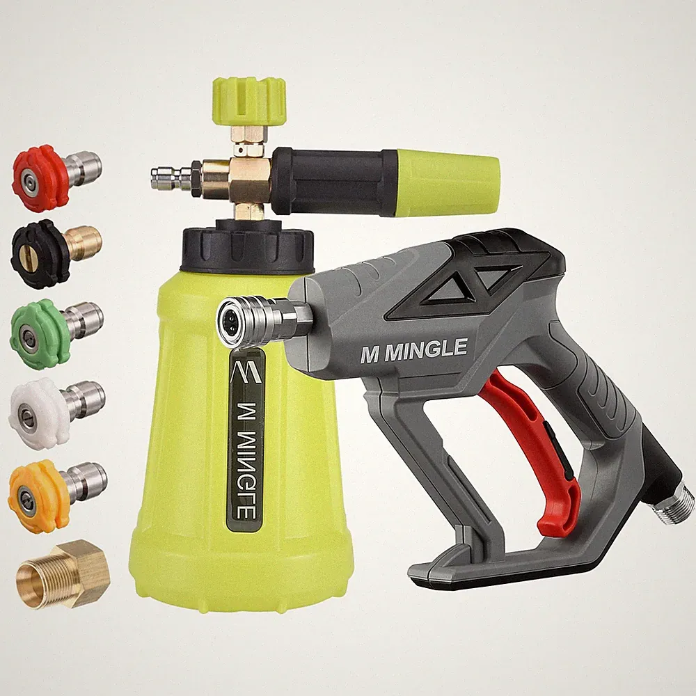 m mingle high pressure washer gun snow foam