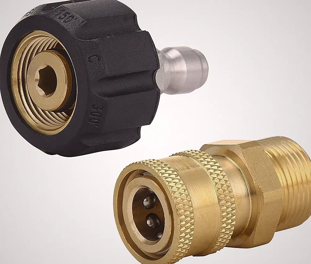 M MINGLE Pressure Washer Adapter Set, Quick Connect Gun to Wand, M22 14mm to...