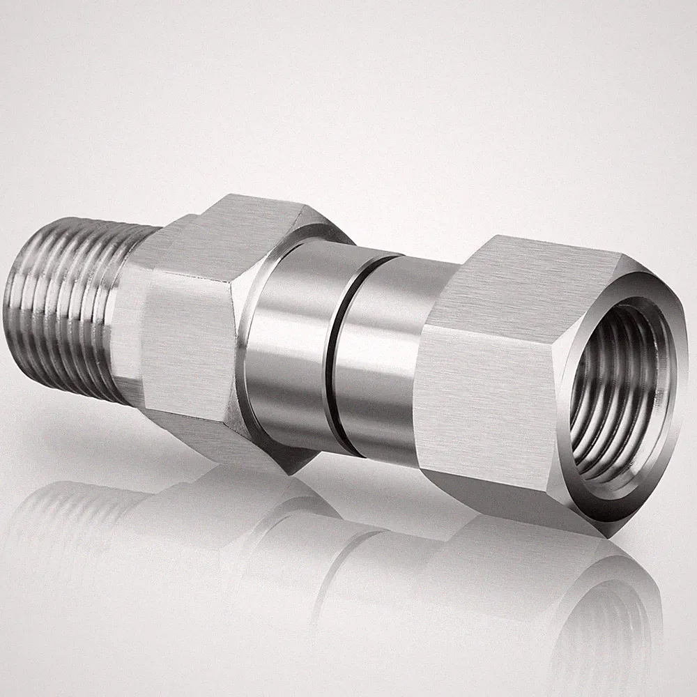 M MINGLE Pressure Washer Swivel, 3/8 Inch NPT Male Thread Fitting, Stainless...