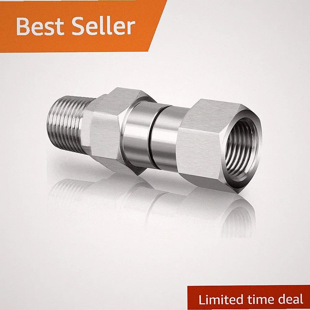 M MINGLE Pressure Washer Swivel 3/8" NPT 4500 PSI 1pc