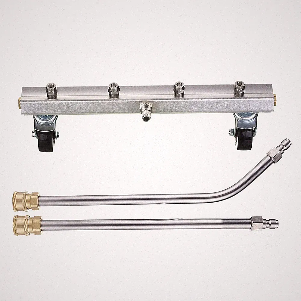 M MINGLE Pressure Washer Undercarriage Cleaner, Under Car Wash, with 45 Degre...