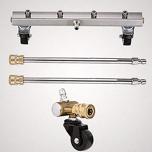 M MINGLE Pressure Washer Undercarriage Cleaner, Under Car Washer, with Swivel