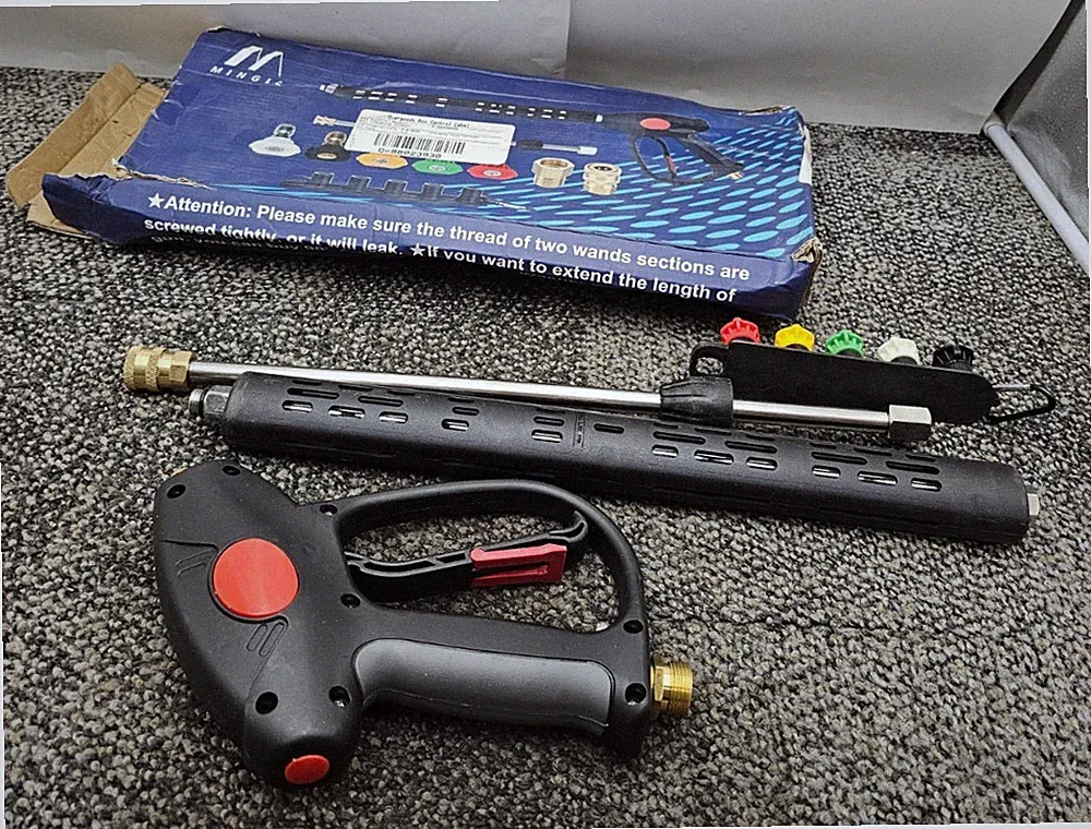 M Mingle Replacement High Pressure Washer Gun With Extension Wand Assembly