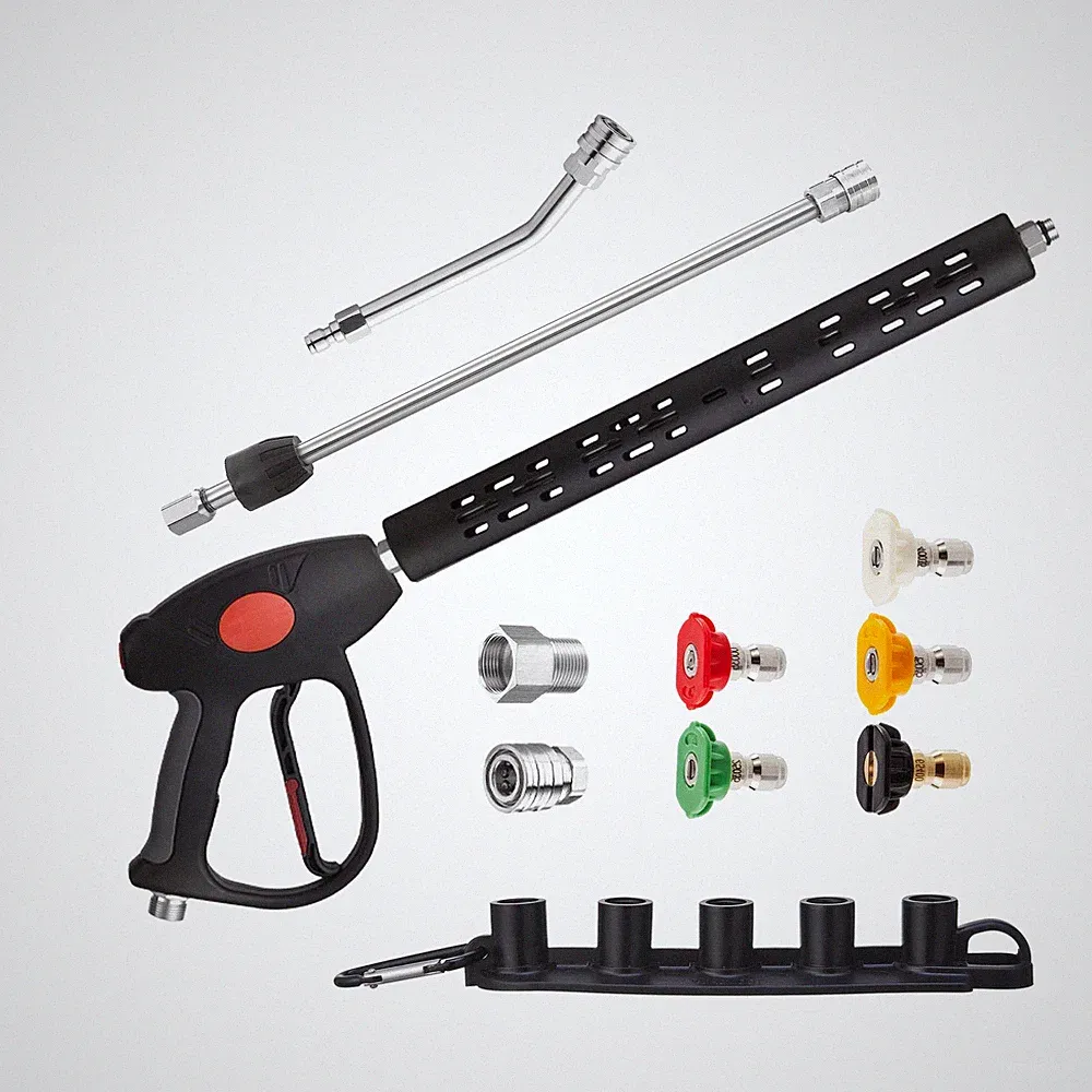 M MINGLE Replacement Pressure Washer Gun with Extension Wand, 30 47 Inch