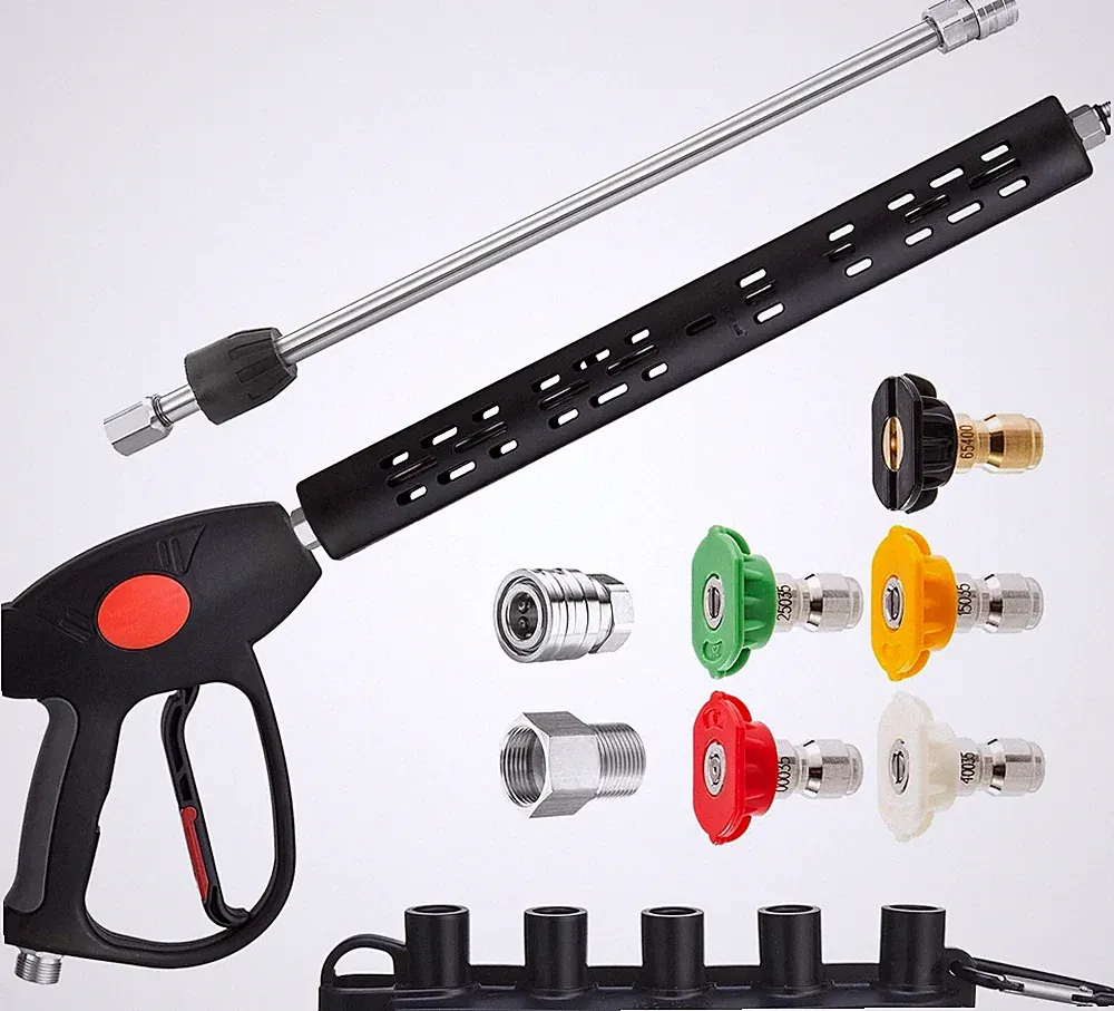 M MINGLE Replacement Pressure Washer Gun with Extension Wand, M22 15mm or M22 14