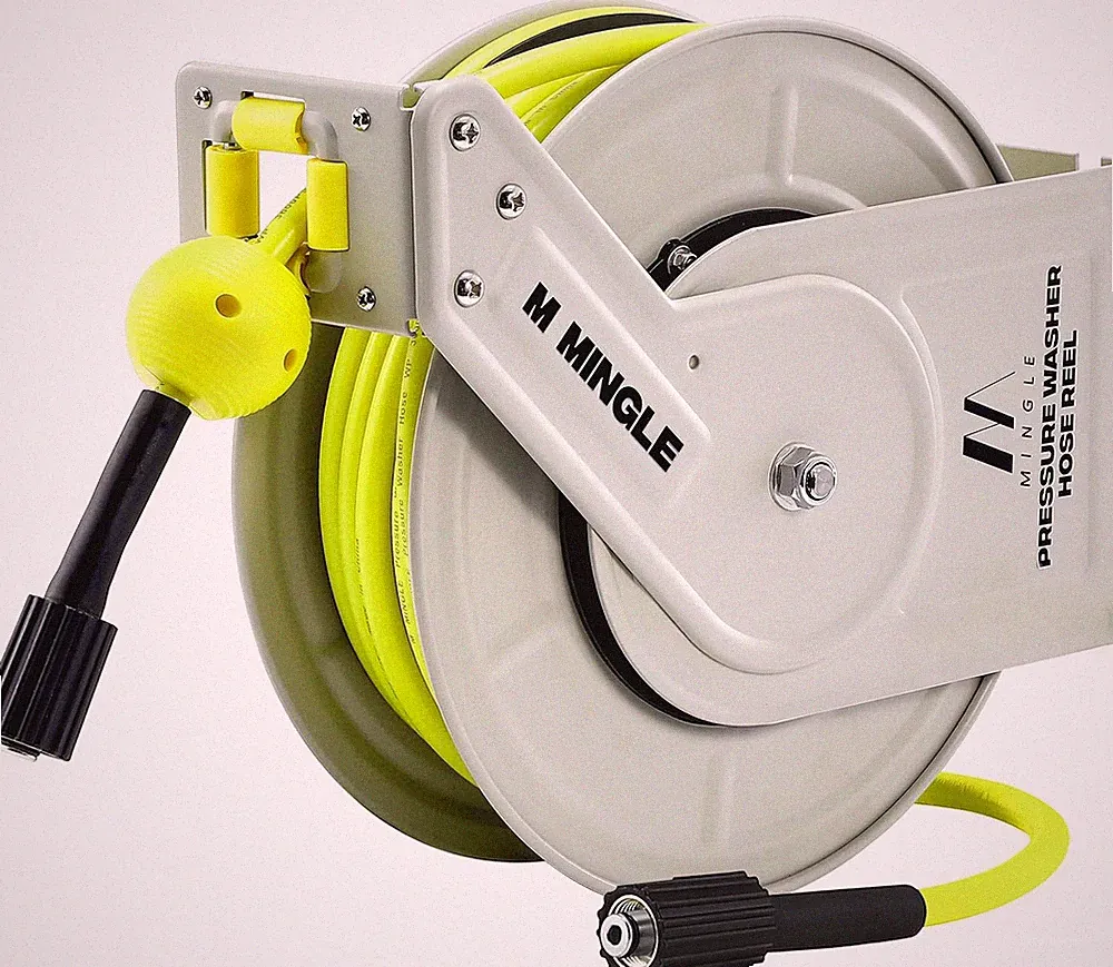 m mingle pressure washer hose reel