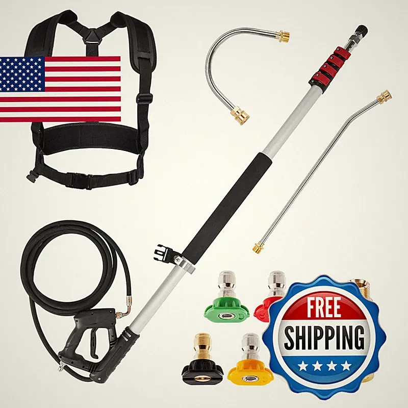 M Mingle Telescoping Pressure Washer Wand 20 Feet Aluminum High Power Washer