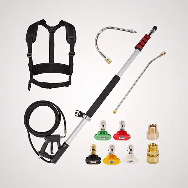 M MINGLE Telescoping Pressure Washer Wand, 20 Feet High Power Washer Telescop...